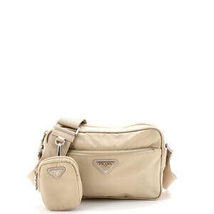 Prada Medium Re-Edition Front Pocket Messenger Bag Tessuto